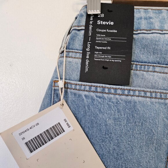 Frank And Oak Stevie Jean - Size 28 - Light Wash - Picture 3 of 3